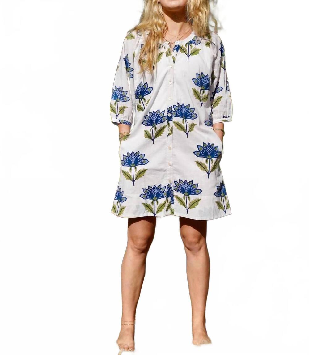 NEW LA PLAGE luna dress in tulip mughal